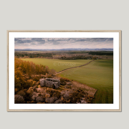 Clan Rait - Rait Castle - Framed & Mounted Photo Print 40"x28" Natural