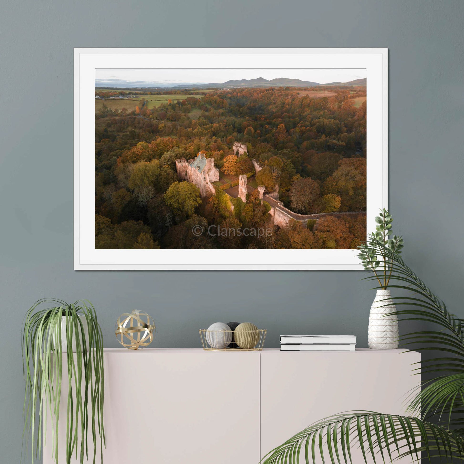 Clan Sinclair - Rosslyn Castle - Framed & Mounted Photo Print