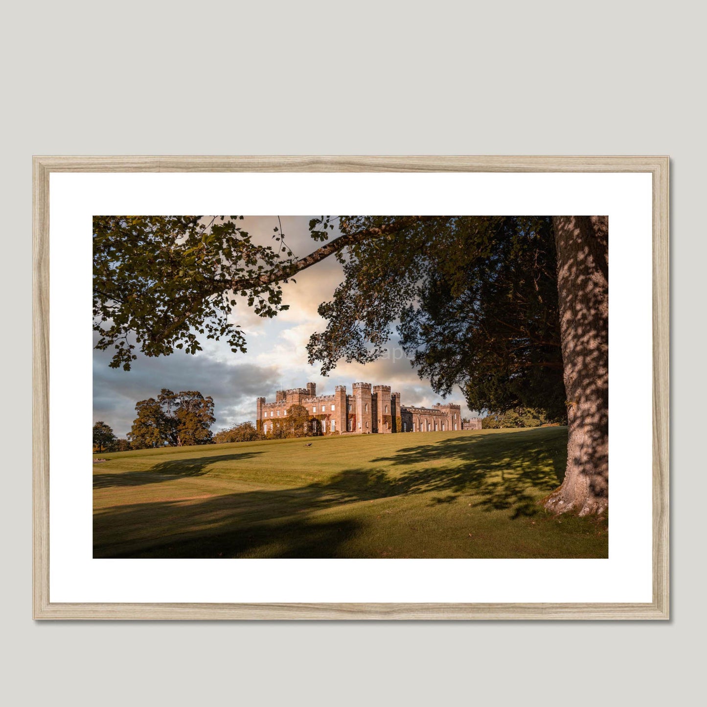 Clan Murray - Scone Palace - Framed & Mounted Photo Print 28"x20" Natural