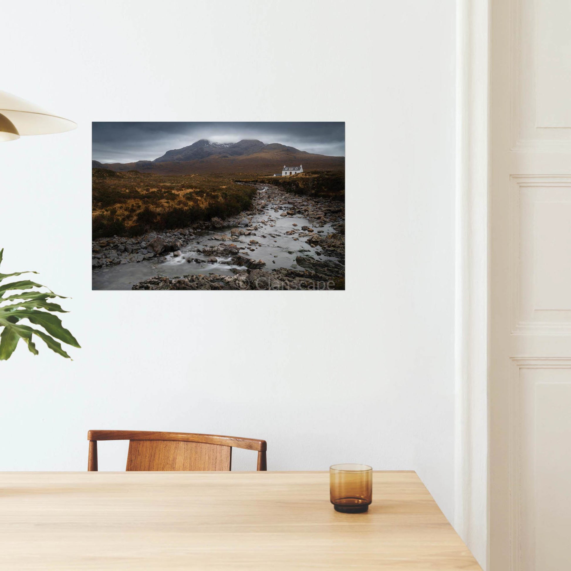 Clan Mackinnon - Allt Dearg Cottage & Sgùrr nan Gillean - Photo Print