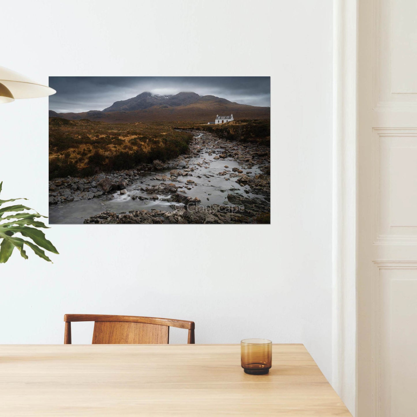 Clan Mackinnon - Allt Dearg Cottage & Sgùrr nan Gillean - Photo Print