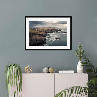 Clan Hay - Slains Castle - Framed & Mounted Photo Print