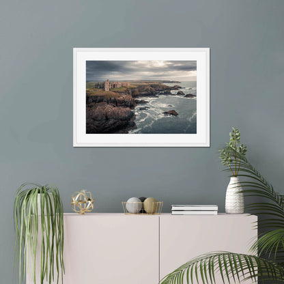 Clan Hay - Slains Castle - Framed & Mounted Photo Print