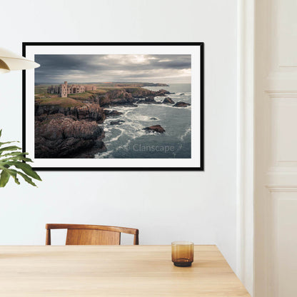 Clan Hay - Slains Castle - Framed & Mounted Photo Print