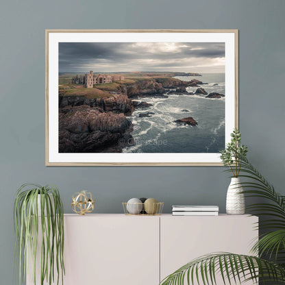 Clan Hay - Slains Castle - Framed & Mounted Photo Print