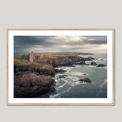 Clan Hay - Slains Castle - Framed & Mounted Photo Print 40"x28" Natural