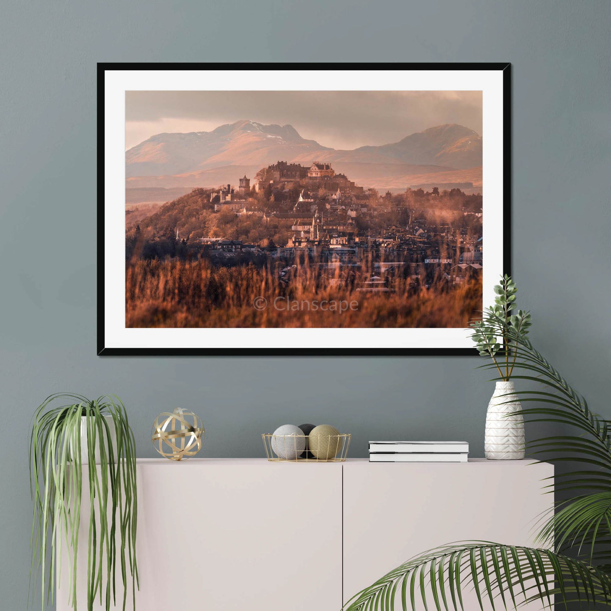 Clan Stewart - Stirling Castle - Framed & Mounted Photo Print