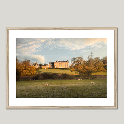 Clan Wallace - Sundrum Castle - Framed & Mounted Photo Print 28"x20" Natural