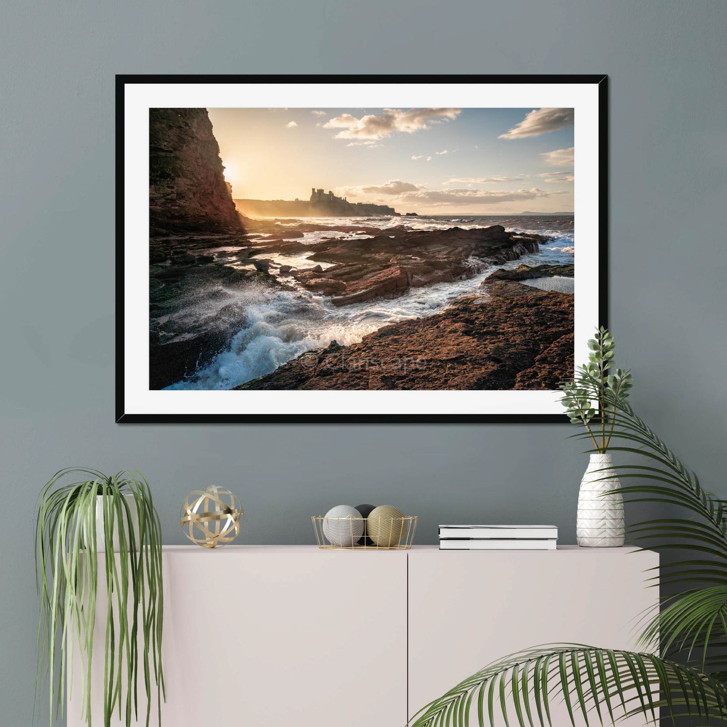 Clan Douglas - Tantallon Castle - Framed & Mounted Photo Print