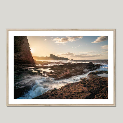 Clan Douglas - Tantallon Castle - Framed & Mounted Photo Print 40"x28" Natural