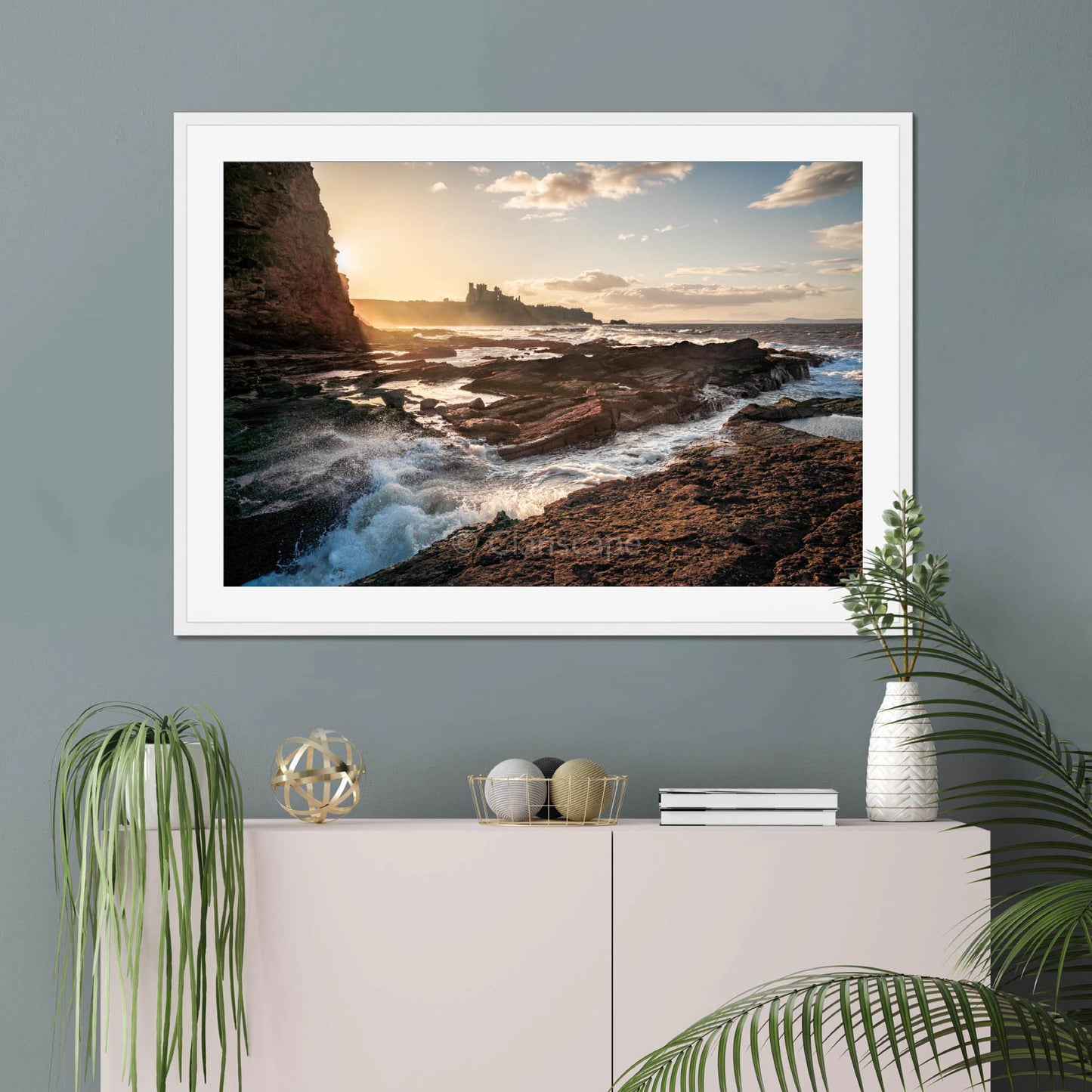 Clan Douglas - Tantallon Castle - Framed & Mounted Photo Print