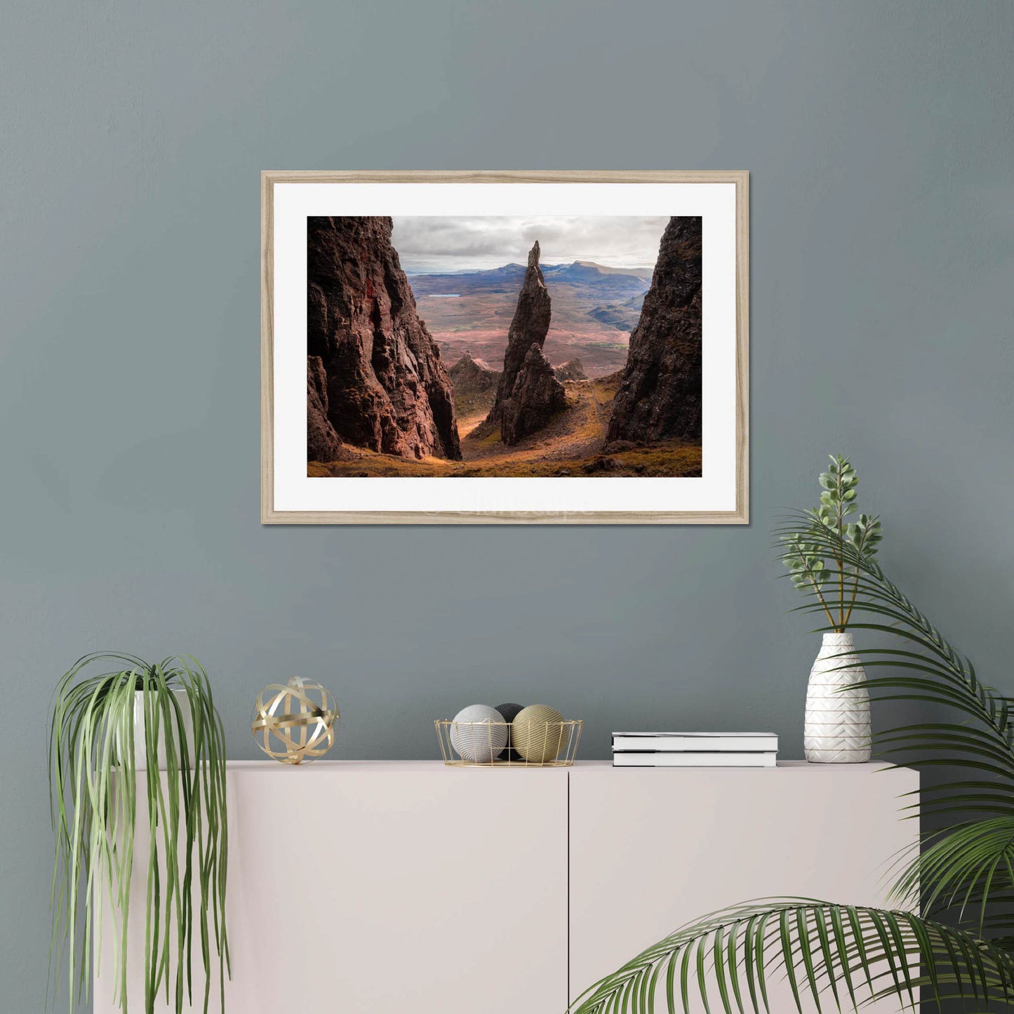 Clan MacNeacail - The Quiraing Needle - Framed & Mounted Photo Print