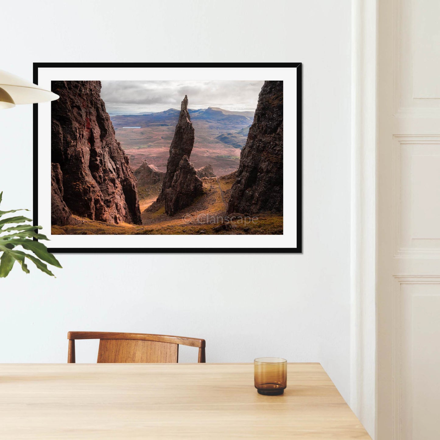 Clan Macdonald of Sleat - The Quiraing Needle - Framed & Mounted Photo Print