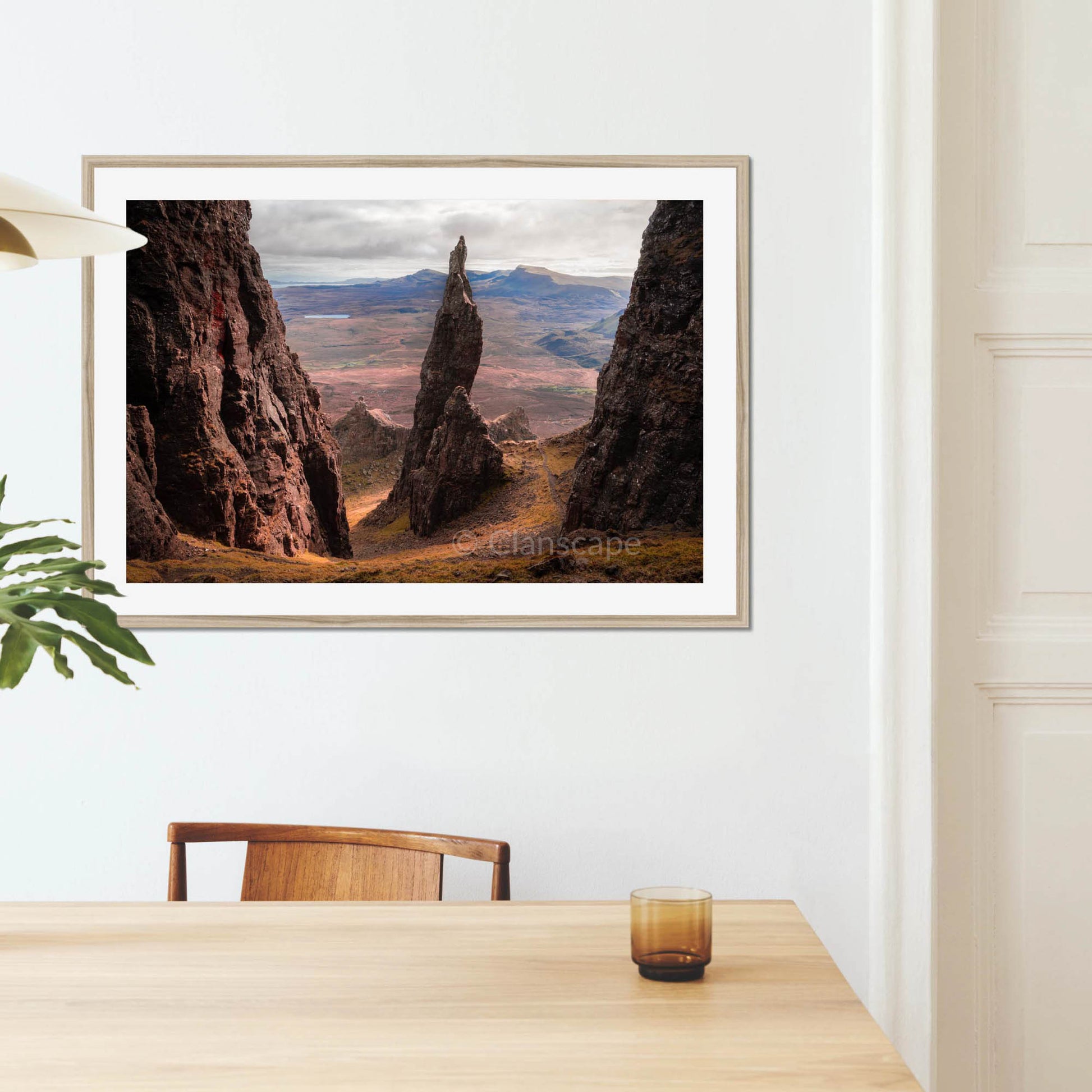 Clan Macdonald of Sleat - The Quiraing Needle - Framed & Mounted Photo Print