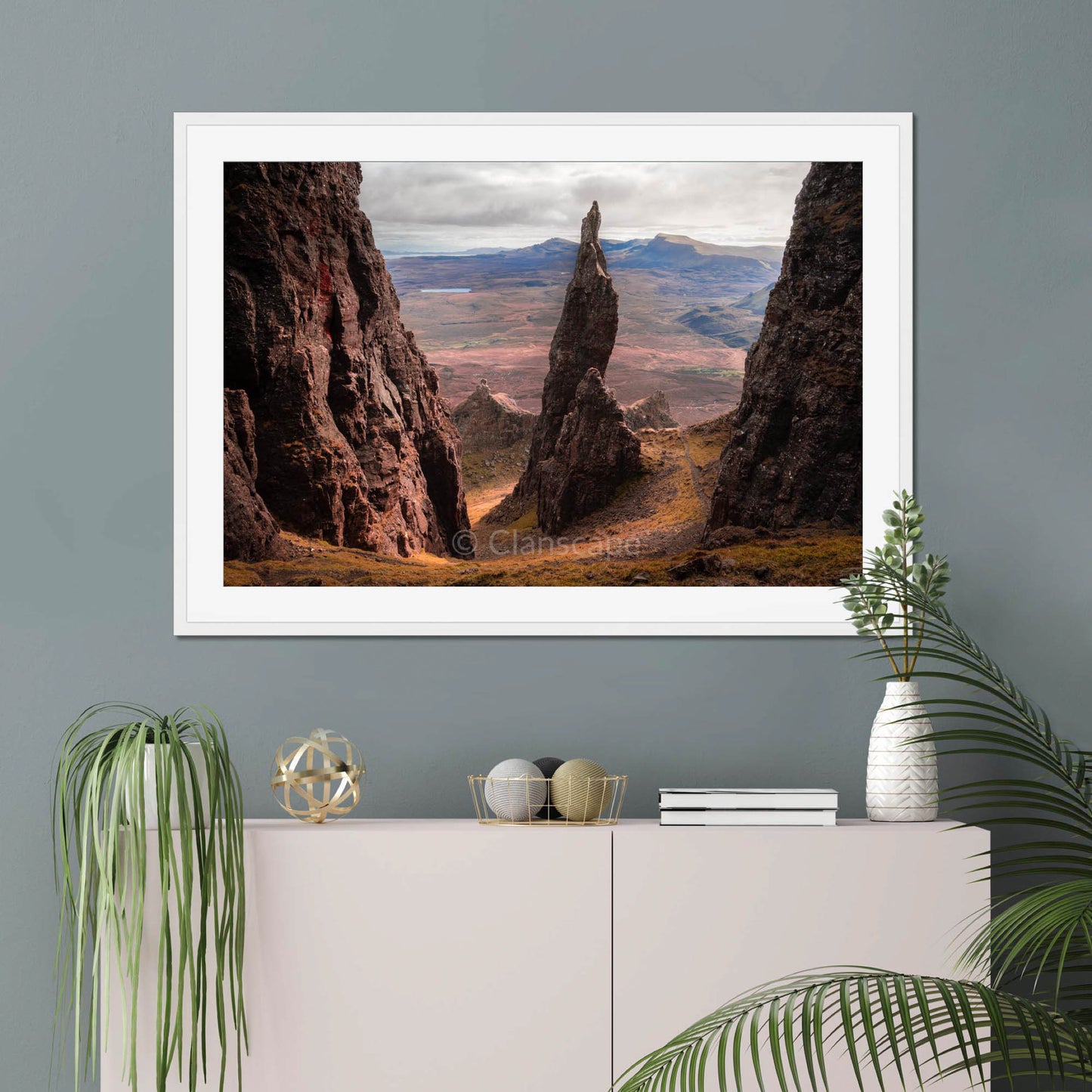 Clan MacNeacail - The Quiraing Needle - Framed & Mounted Photo Print