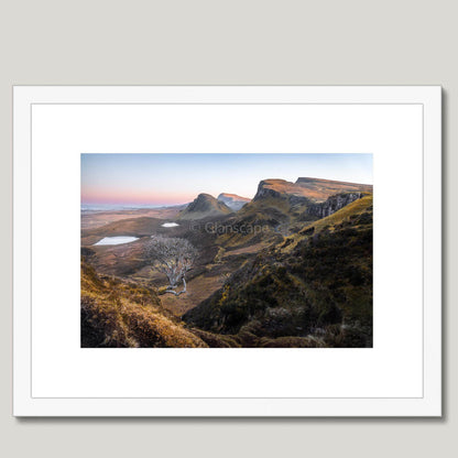 Clan MacNeacail - Trotternish - Framed & Mounted Photo Print 16"x12" White