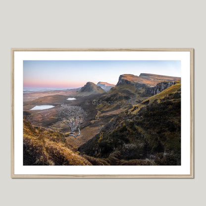 Clan MacDonald of Sleat - Trotternish, Isle of Skye - Framed & Mounted Photo Print 40"x28" Natural