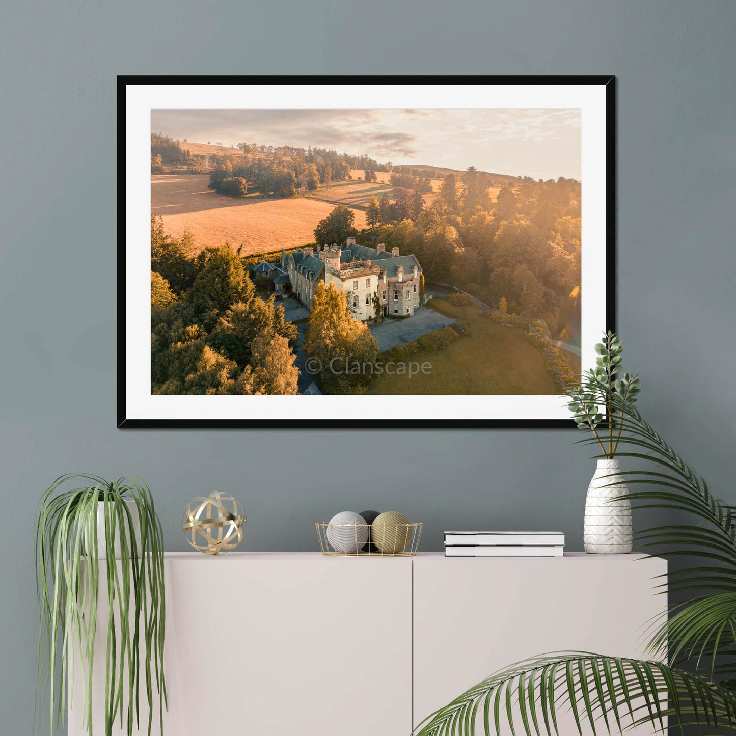 Clan Bain - Tulloch Castle - Framed & Mounted Photo Print