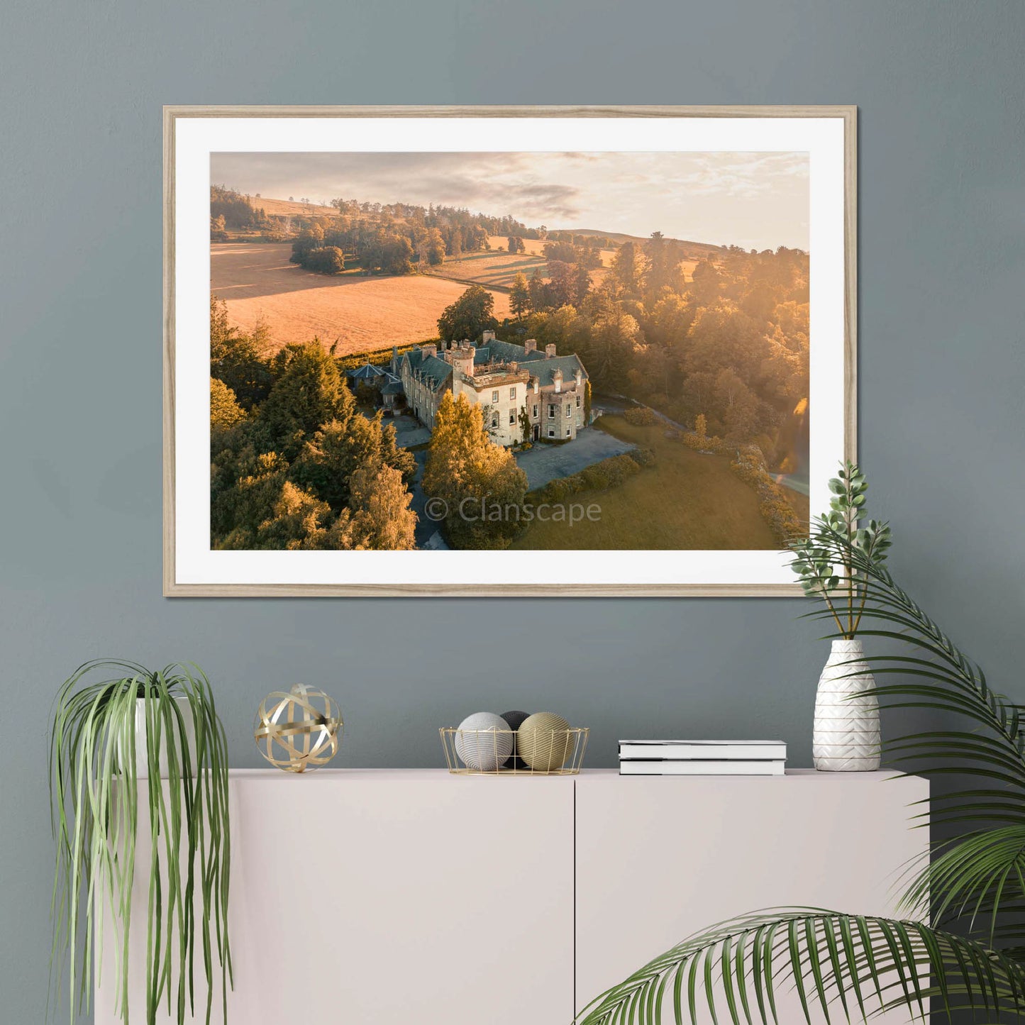 Clan Bain - Tulloch Castle - Framed & Mounted Photo Print