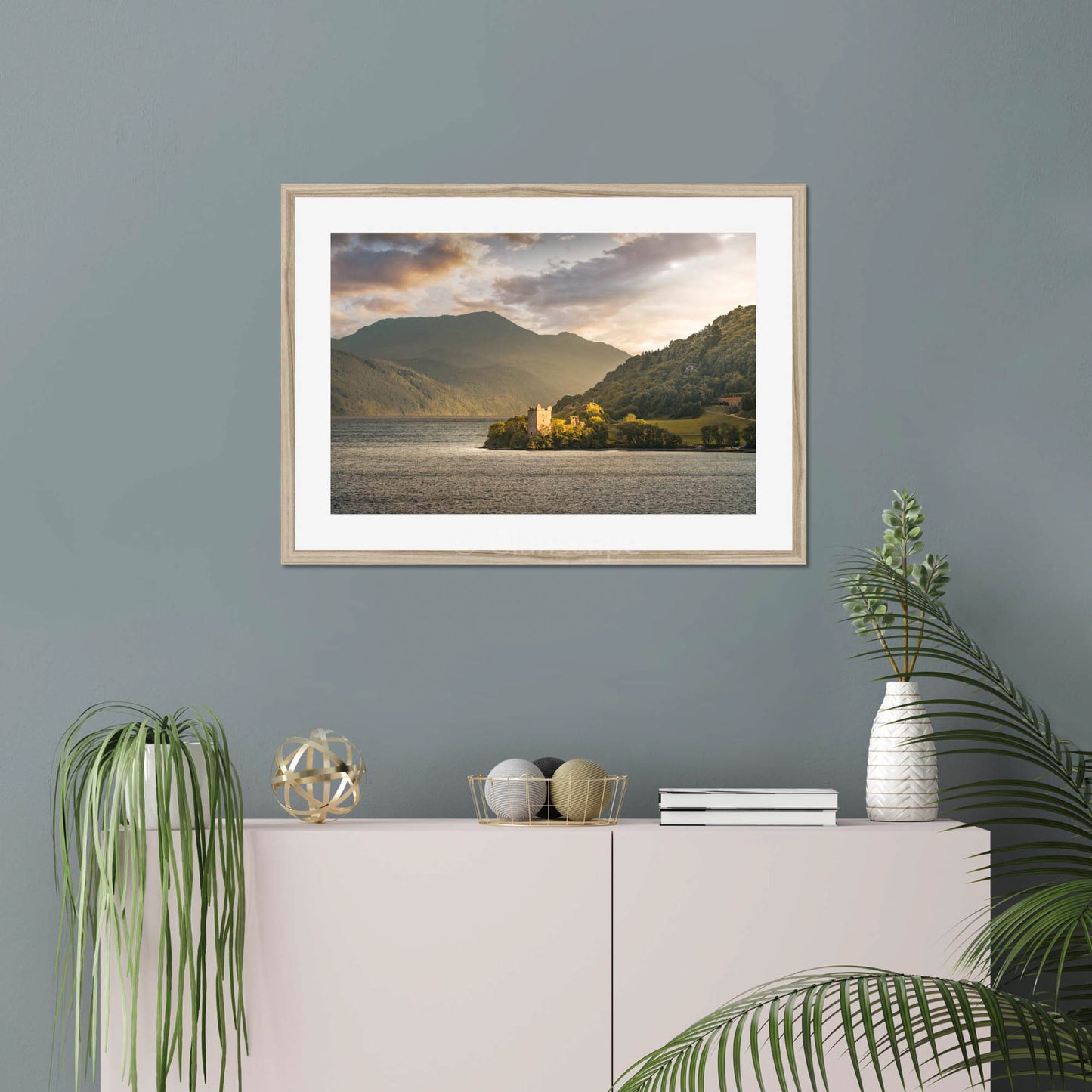 Clan Grant - Urquhart Castle - Framed & Mounted Photo Print