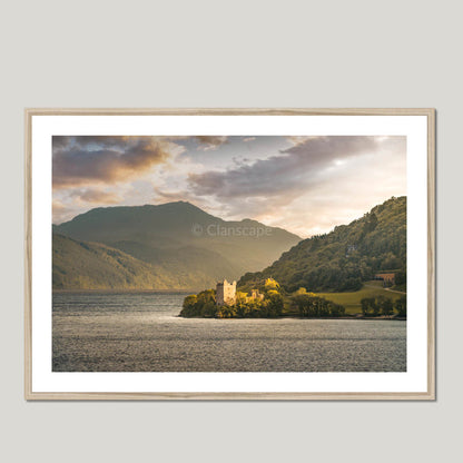 Clan Grant - Urquhart Castle - Framed & Mounted Photo Print 40"x28" Natural