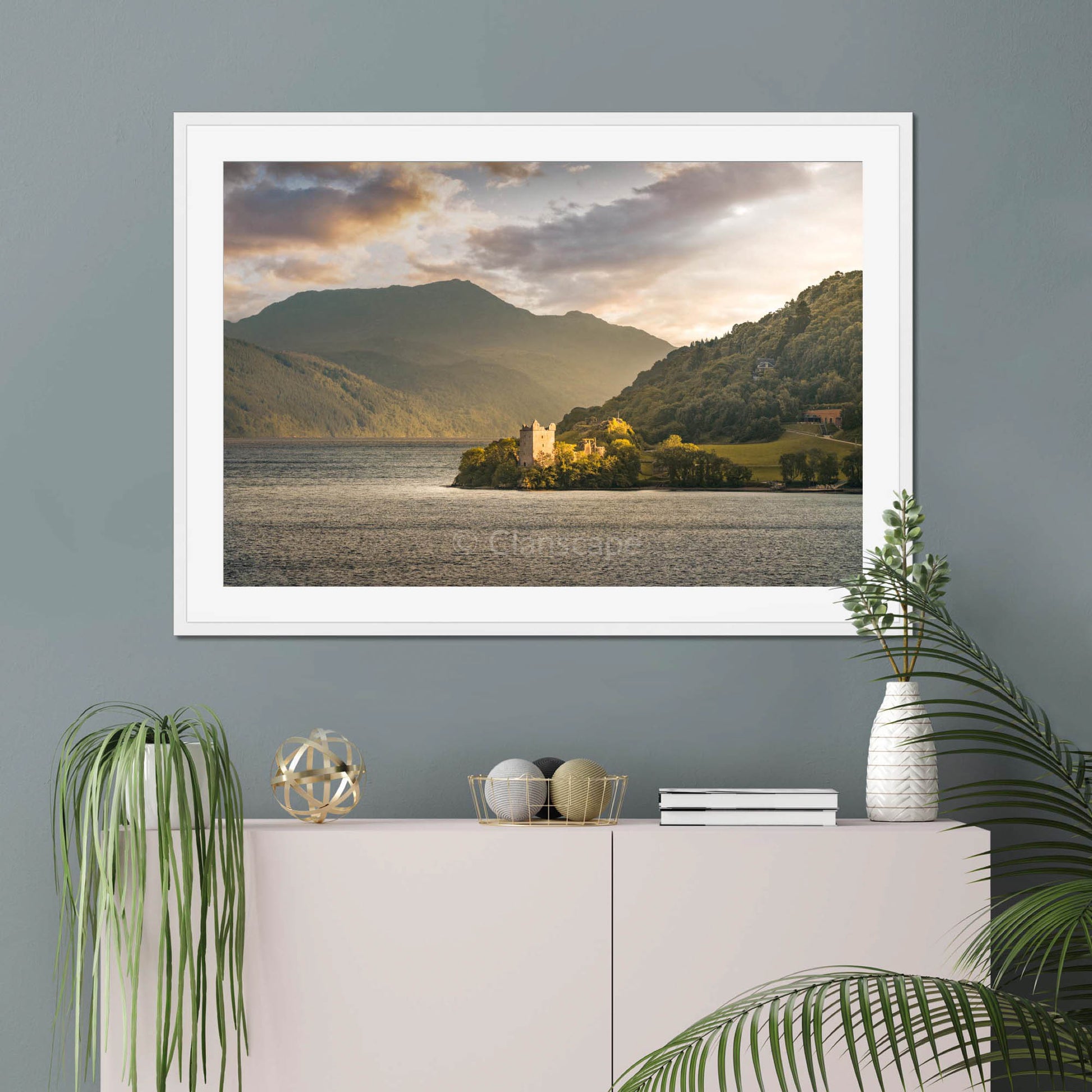 Clan Grant - Urquhart Castle - Framed & Mounted Photo Print