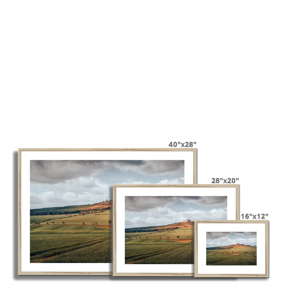 Clan Home - Hume Castle - Framed & Mounted Photo Print