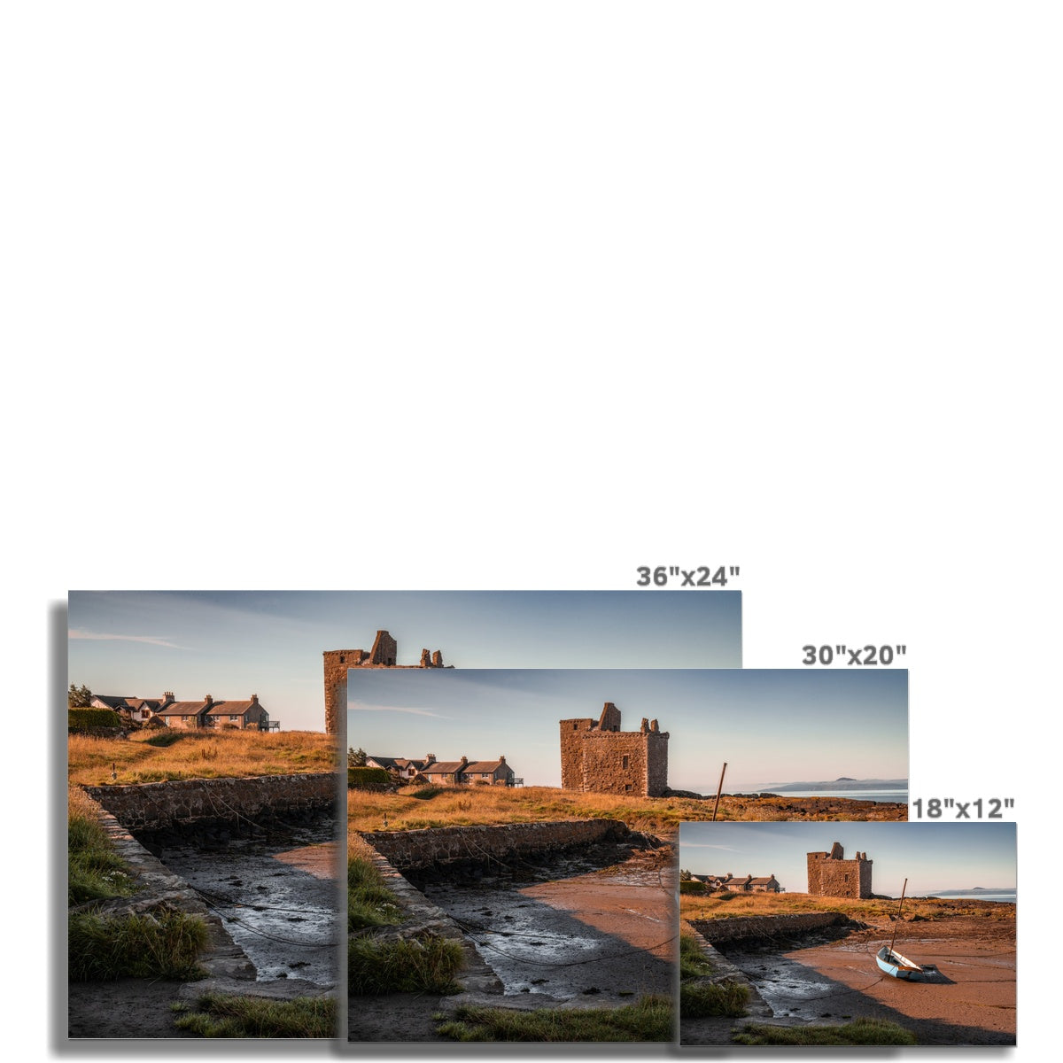 Clan Ross - Portencross Castle - Photo Print