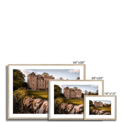 Clan Ruthven - Huntingtower Castle - Framed & Mounted Photo Print