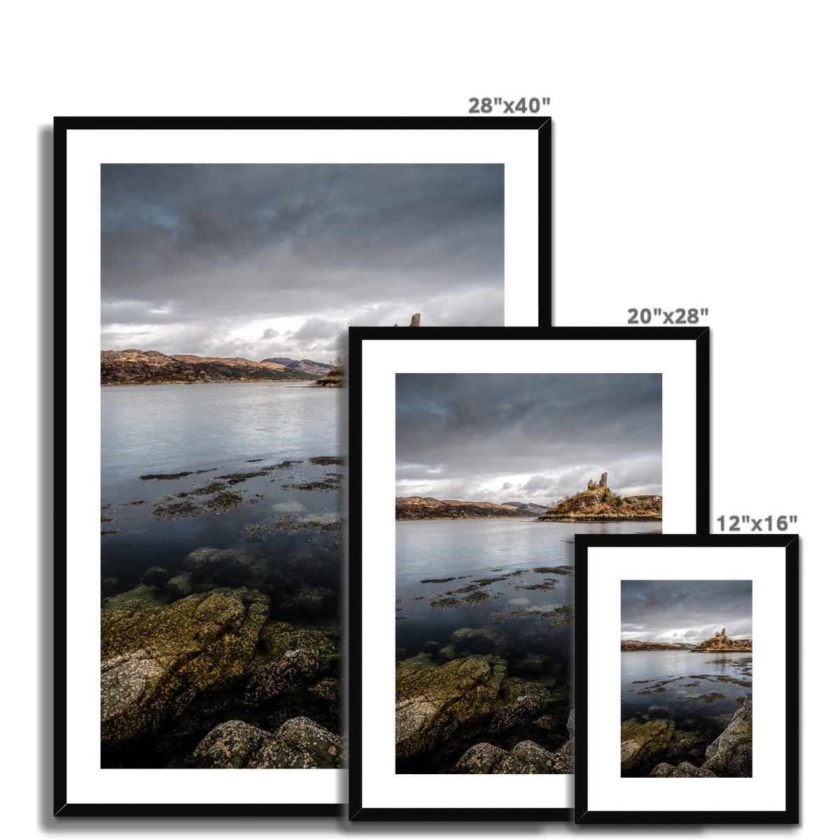 Clan Mackinnon - Caisteal Maol - Framed & Mounted Photo Print