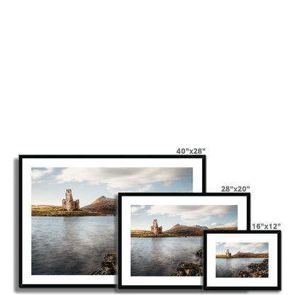 Clan Macleod of Assynt - Ardvreck Castle - Framed & Mounted Photo Print