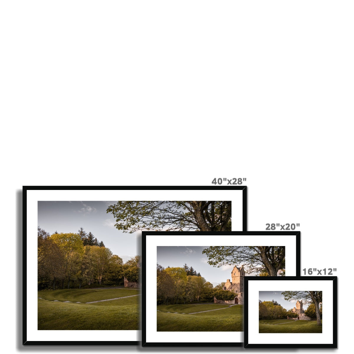 Clan Graham - Mains Castle - Framed & Mounted Photo Print