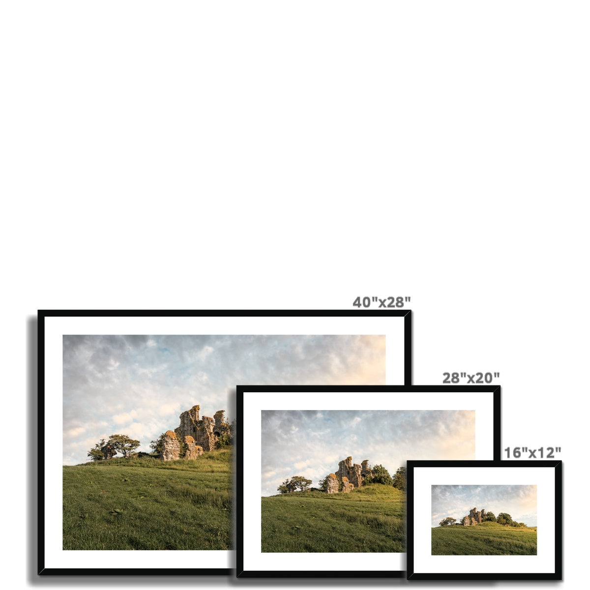 Clan Wallace - Craigie Castle - Framed & Mounted Photo Print