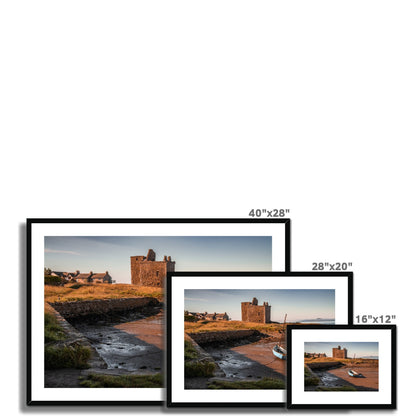 Clan Ross - Portencross Castle - Framed & Mounted Photo Print