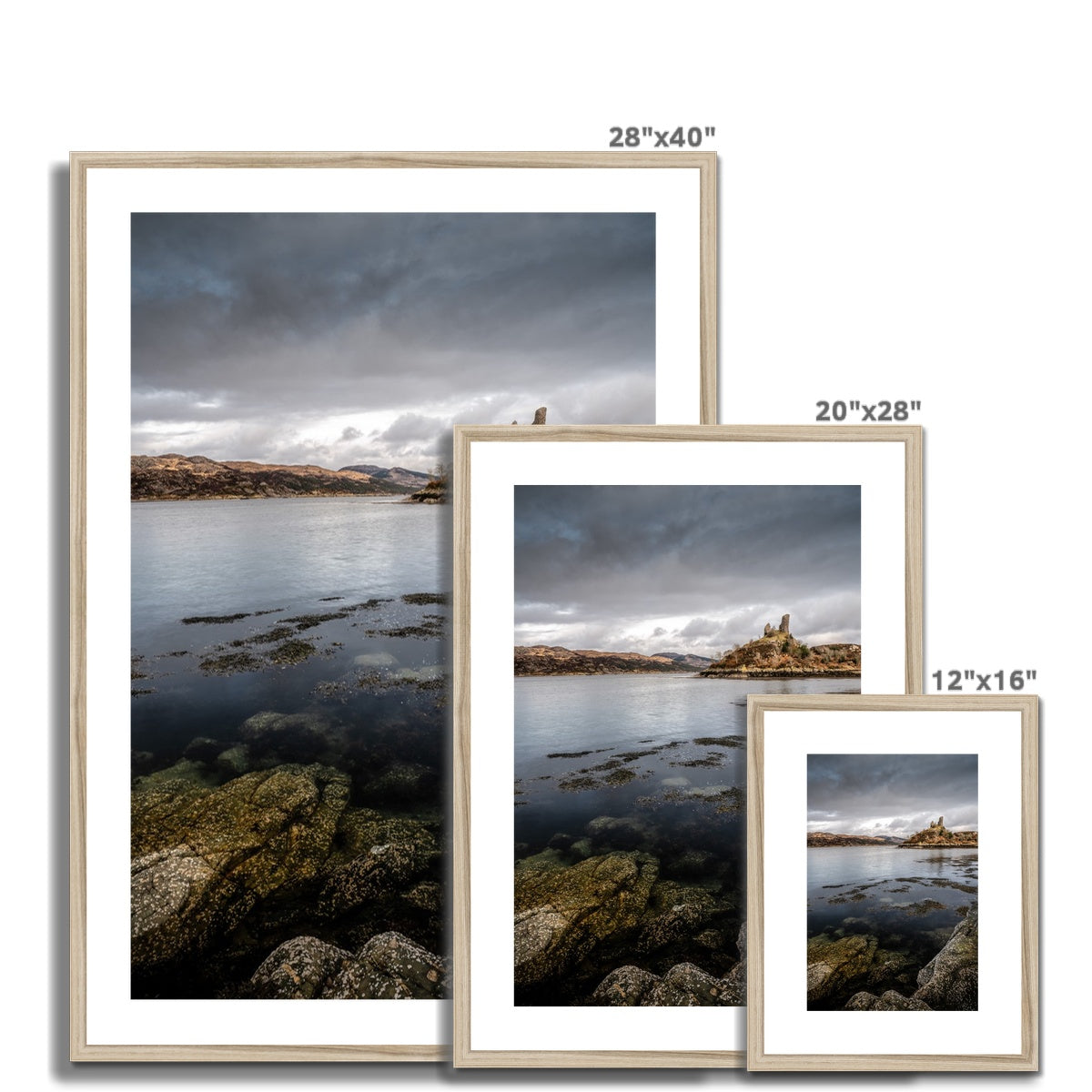 Clan Mackinnon - Caisteal Maol - Framed & Mounted Photo Print