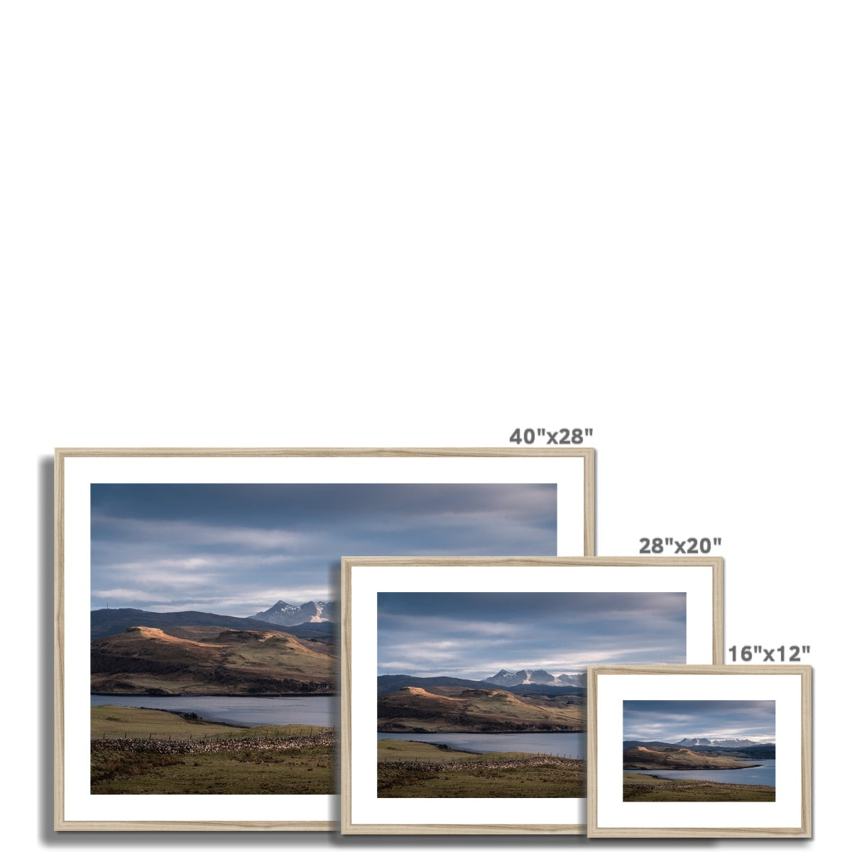 Clan Macleod - Cuillin Hills - Framed & Mounted Photo Print