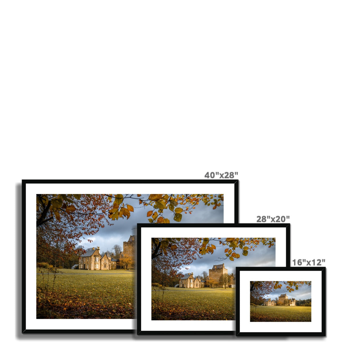 Clan Boyd - Dean Castle - Framed & Mounted Photo Print