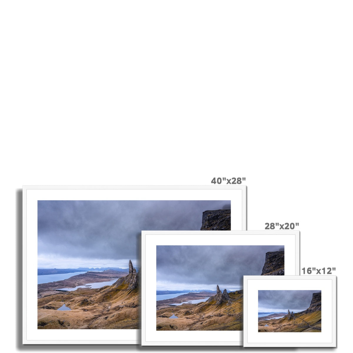 Clan MacNeacail - Old Man of Storr, Isle of Skye - Framed & Mounted Print