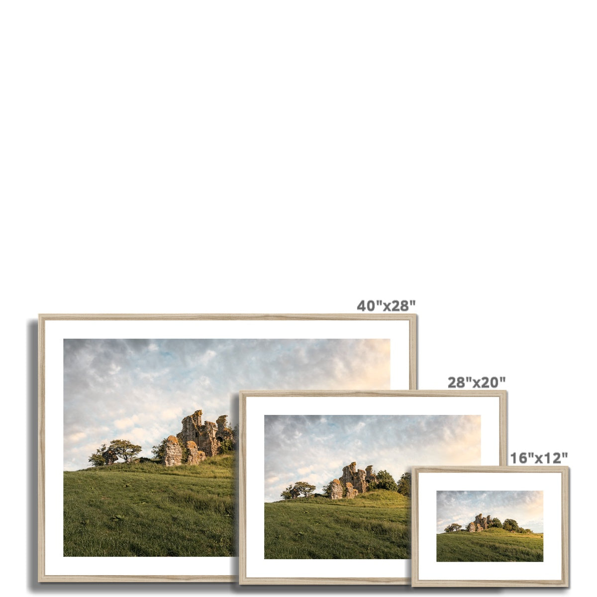 Clan Wallace - Craigie Castle - Framed & Mounted Photo Print