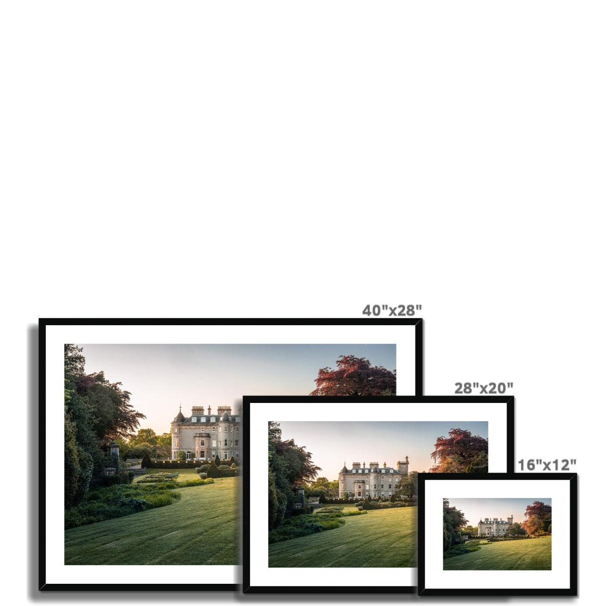 Clan Cunningham - Finlaystone House - Framed & Mounted Photo Print