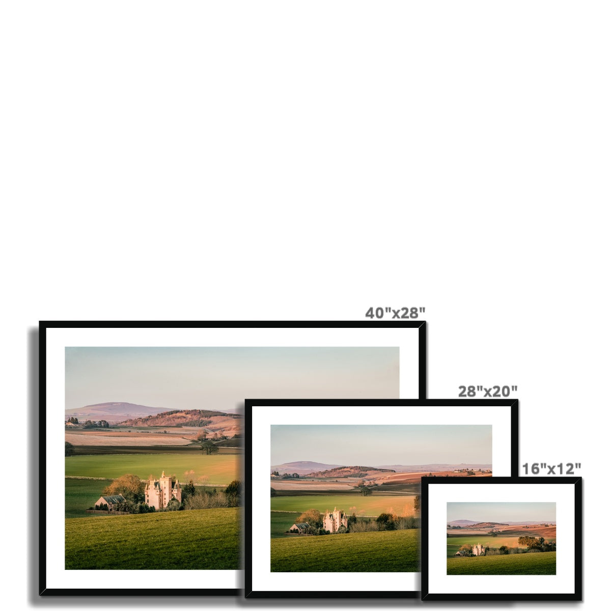 Clan Leslie - Leslie Castle - Framed & Mounted Photo Print