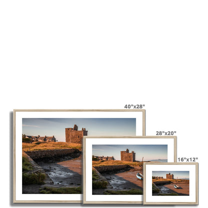 Clan Ross - Portencross Castle - Framed & Mounted Photo Print