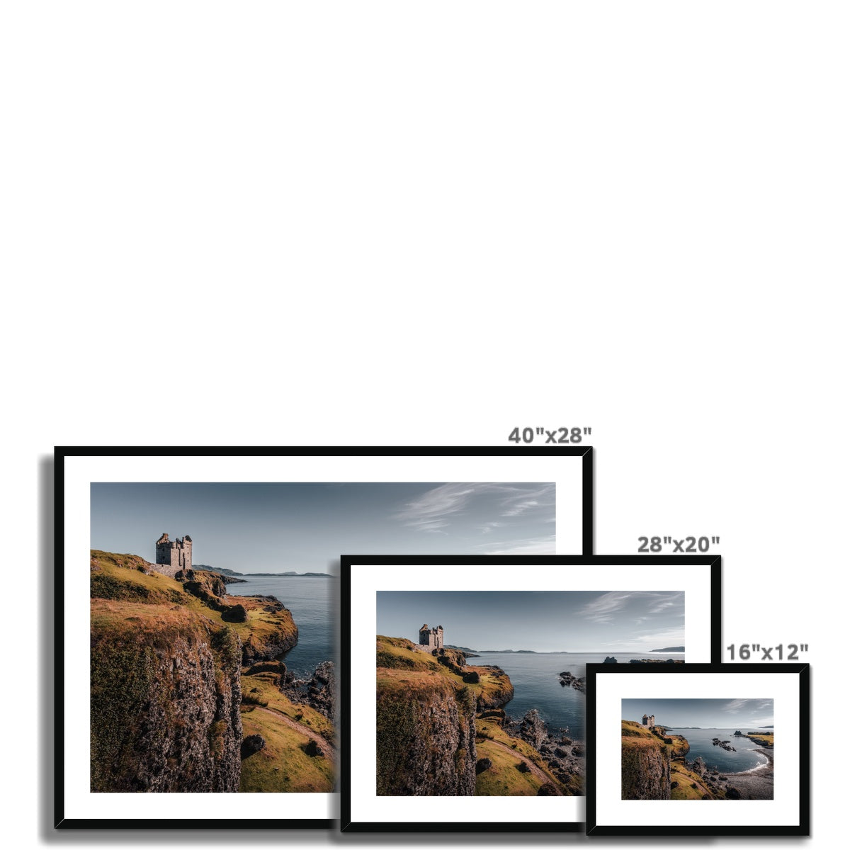 Clan MacDougall - Gylen Castle - Framed & Mounted Photo Print