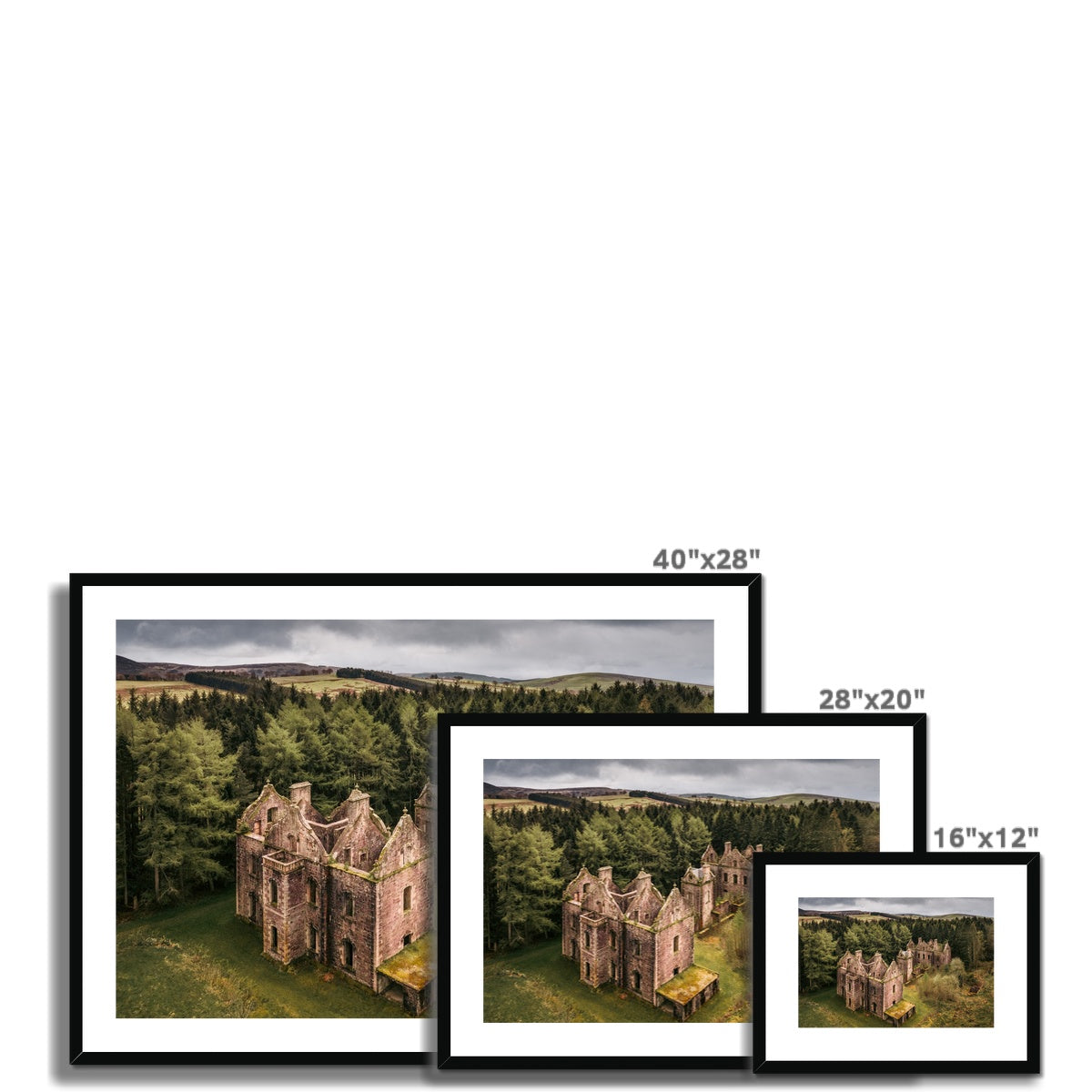 Clan Carmichael - Carmichael House - Framed & Mounted Photo Print