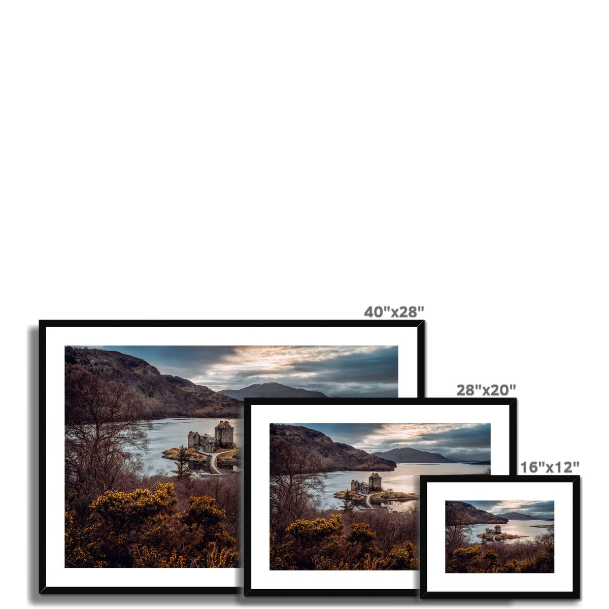 Clan Mackenzie - Eilean Donan Castle - Framed Photo Print