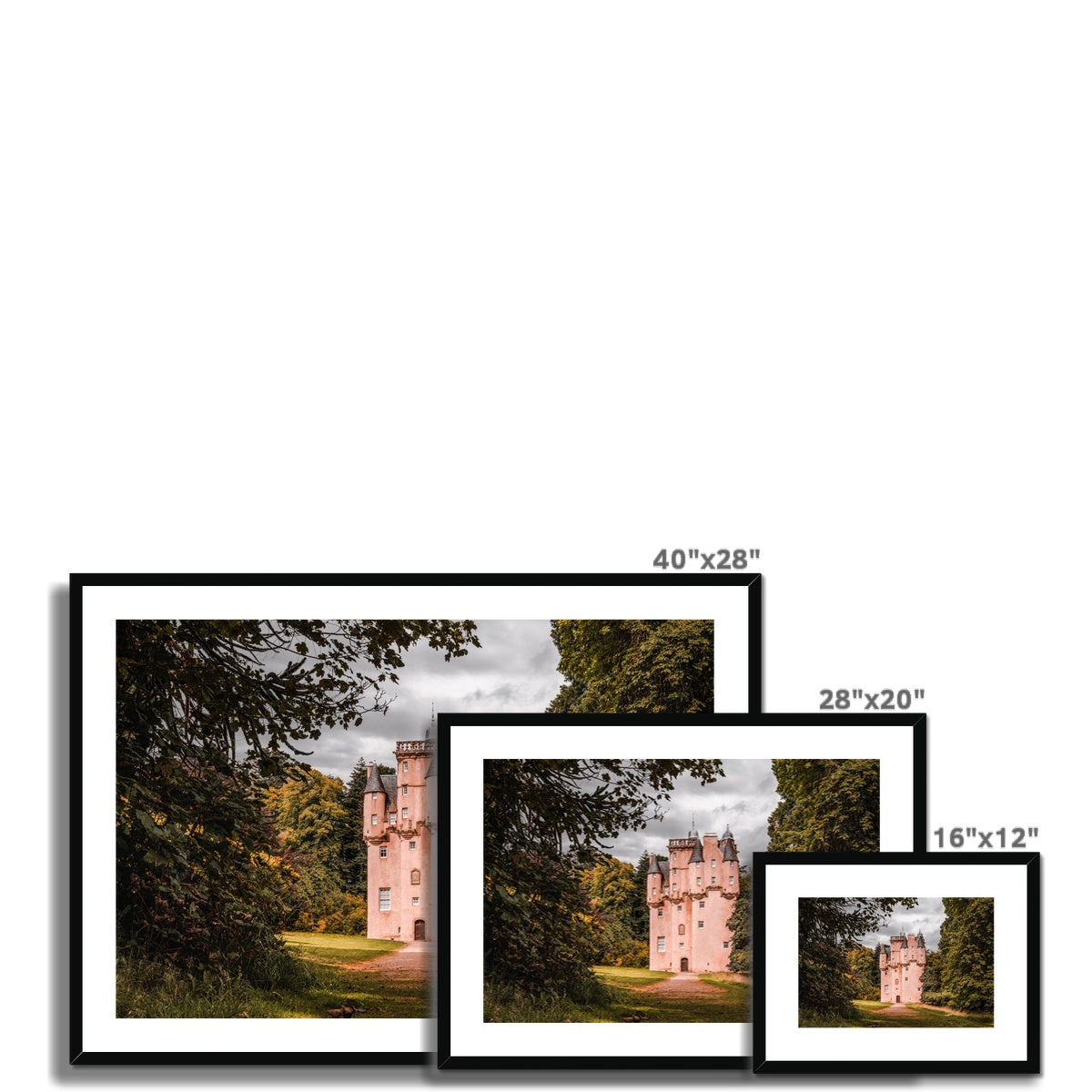 Clan Forbes - Craigievar Castle - Framed & Mounted Photo Print