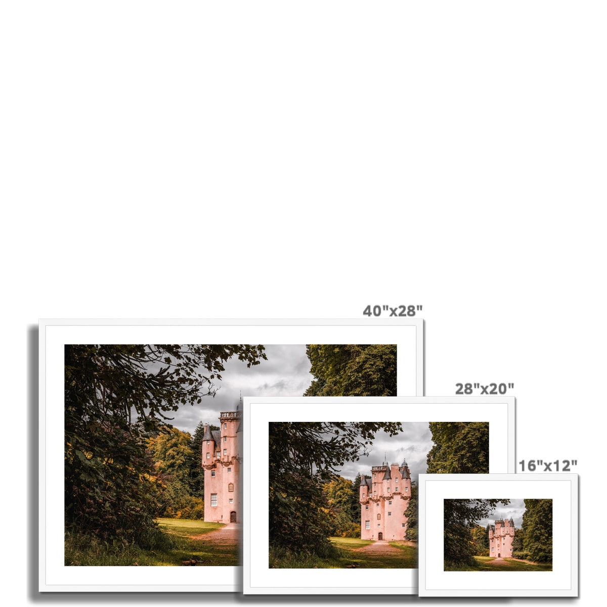 Clan Forbes - Craigievar Castle - Framed & Mounted Photo Print