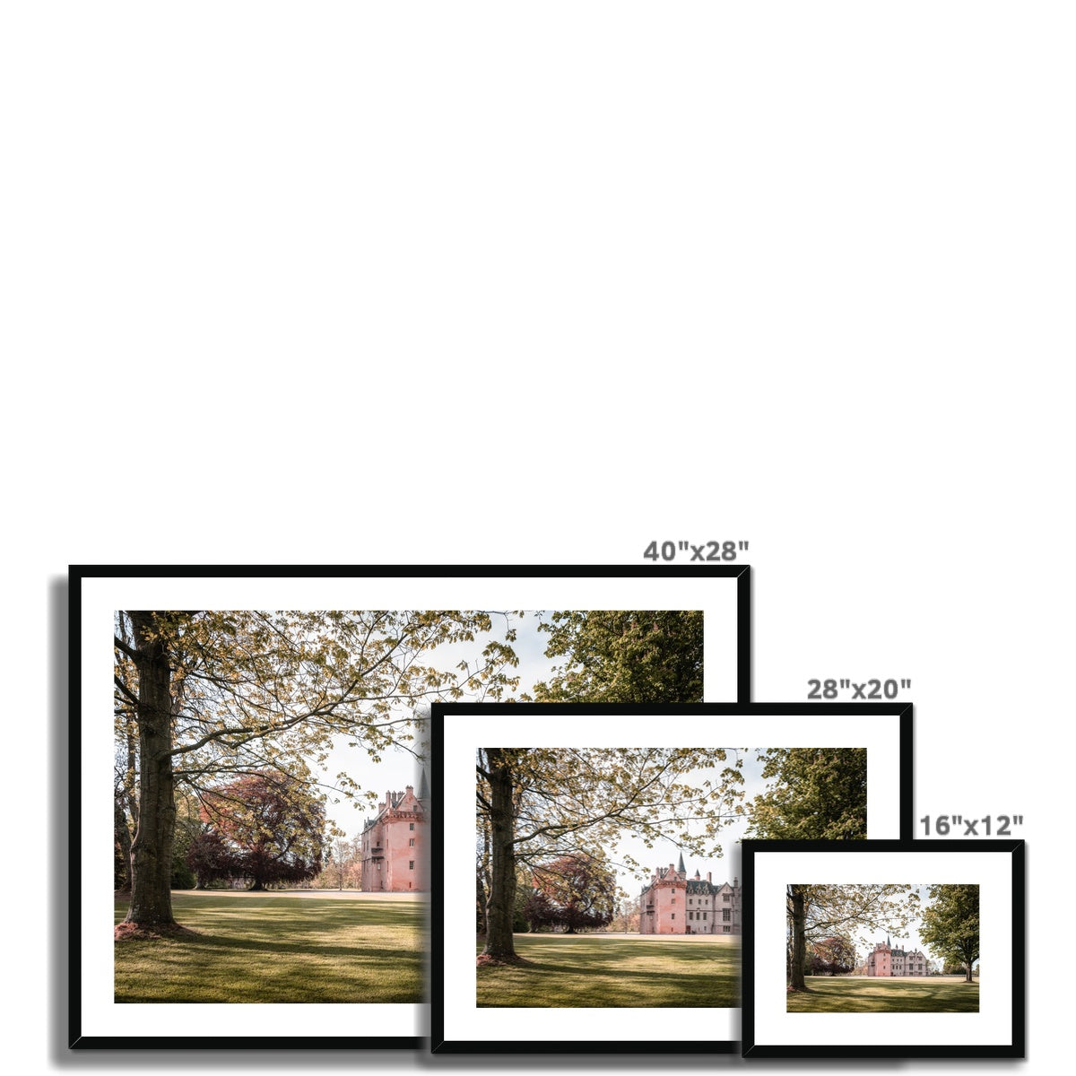 Clan Brodie - Brodie Castle - Framed & Mounted Photo Print