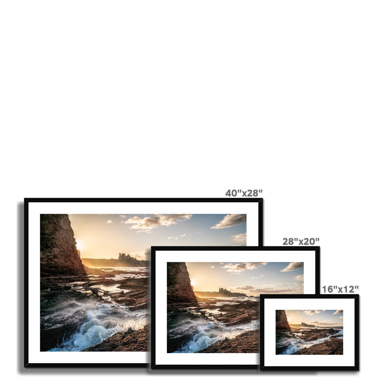 Clan Douglas - Tantallon Castle - Framed & Mounted Photo Print